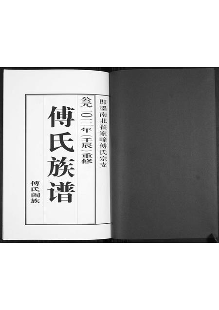 山东傅氏-傅氏族谱.pdf电子版预览图1