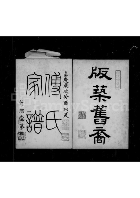 山西傅氏-傅氏家谱.pdf电子版缩略图