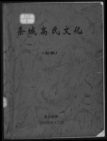 甘肃高氏-条城高氏文化.pdf电子版缩略图