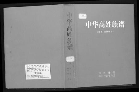 贵州高氏-中华高姓族谱.pdf电子版缩略图