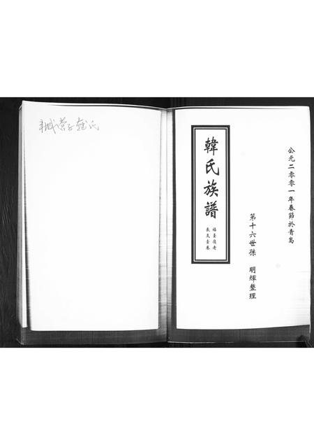 山东韩氏-韩氏族谱.福台岭老长支.pdf电子版预览图1