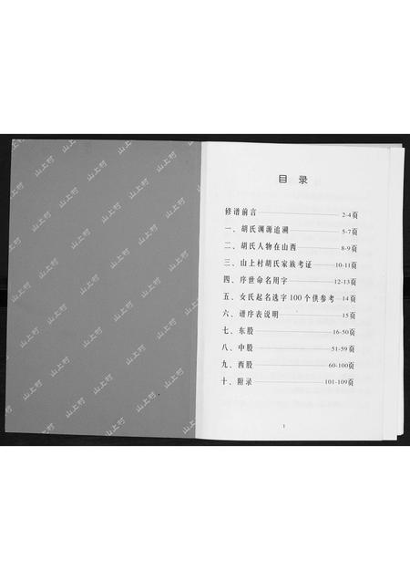 山西胡氏-山上村胡氏家谱.pdf电子版预览图1