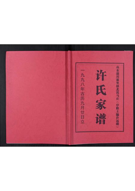 山东许氏-许氏家谱[不分卷].pdf电子版缩略图