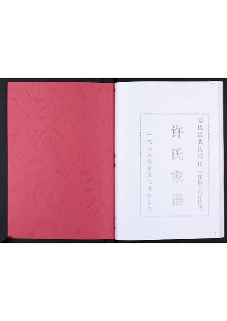 山东许氏-许氏家谱[不分卷].pdf电子版预览图1