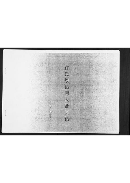 山东许氏-许氏族谱南太合支谱.pdf电子版缩略图