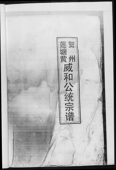 广西黄氏-[黄氏]广西贺州莲塘黄威和统宗谱.pdf电子版预览图3