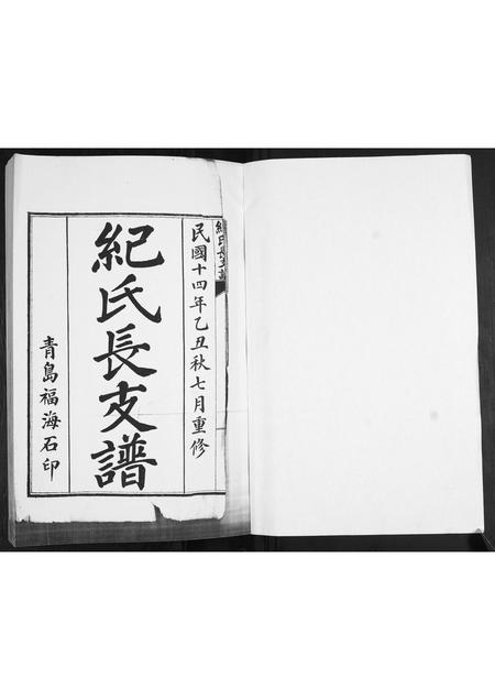 山东纪氏-纪氏长支谱.pdf电子版预览图1