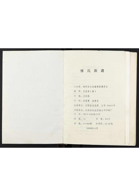 四川廖氏-廖氏族谱[不分卷].pdf电子版预览图1