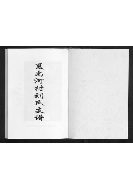 山东刘氏-夏禹河村刘氏支谱[不分卷].pdf电子版预览图1