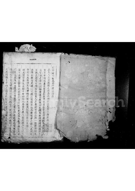 4191.续修家山何氏车门里宗谱 [1卷](别名：家山何氏宗谱).pdf电子版预览图1