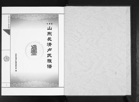 山东卢氏-山东长清卢氏族谱.pdf电子版预览图1