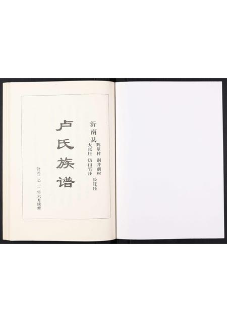 山东卢氏-卢氏族谱[不分卷].pdf电子版预览图1