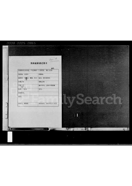 海南卢氏-卢氏族谱 [存卷].pdf电子版缩略图