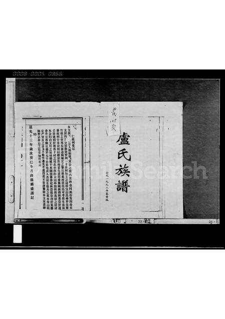 海南卢氏-卢氏族谱 [存卷].pdf电子版预览图1