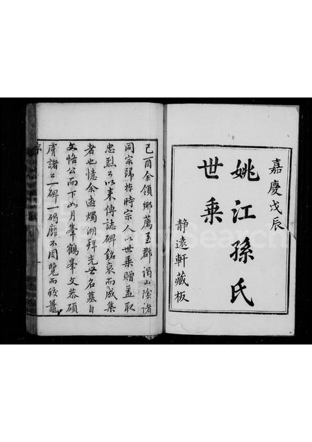 4503.姚江孙氏世乘.pdf电子版预览图1