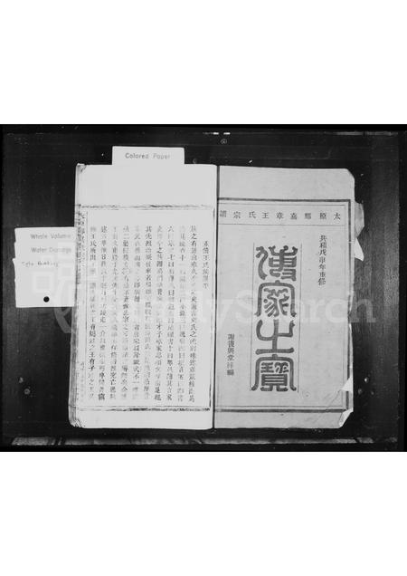 4530.太原郡嘉章王氏宗谱.pdf电子版预览图1