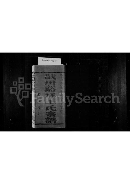 4559.戬州谿坪王氏宗谱 ： [8卷](别名：王氏宗谱、溪坪王氏宗谱).pdf电子版预览图1