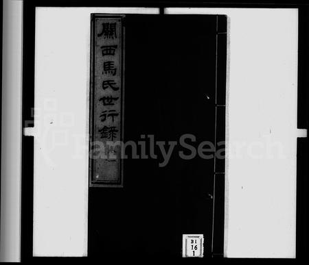 陜西马氏-关西马氏世行录 [7卷].pdf电子版缩略图