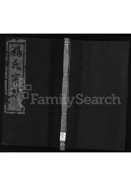 4722.稽东杨氏宗谱 [2卷](别名：Yang Shi Zong Pu、稽东杨氏宗谱、杨氏宗谱).pdf电子版缩略图