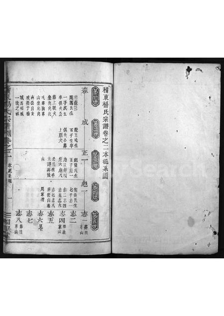 4722.稽东杨氏宗谱 [2卷](别名：Yang Shi Zong Pu、稽东杨氏宗谱、杨氏宗谱).pdf电子版预览图1