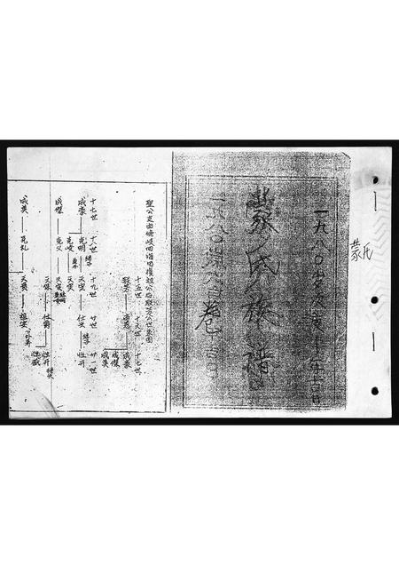 海南蒙氏-蒙氏族谱 [总卷数不详](别名：Meng Shi Zu Pu).pdf电子版预览图1