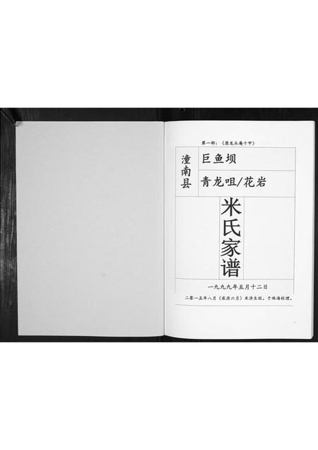 四川米氏-米氏家谱[不分卷].pdf电子版预览图1