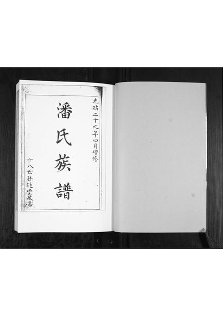 山东潘氏-潘氏族谱[2部].pdf电子版预览图1