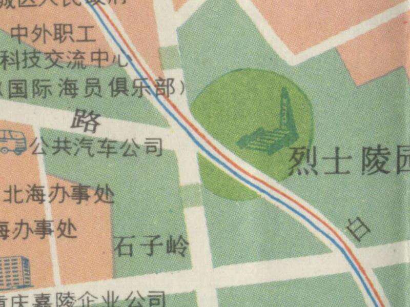 1988年《北海交通游览图》预览图3