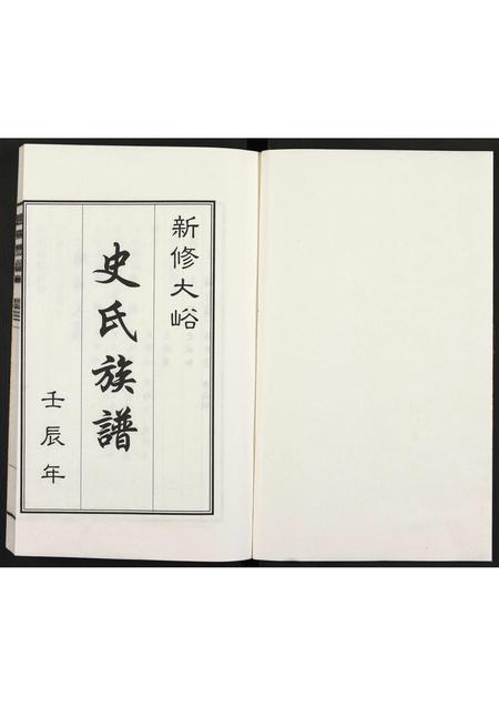 山西史氏-新修大峪史氏族谱 [全1册].pdf电子版预览图1