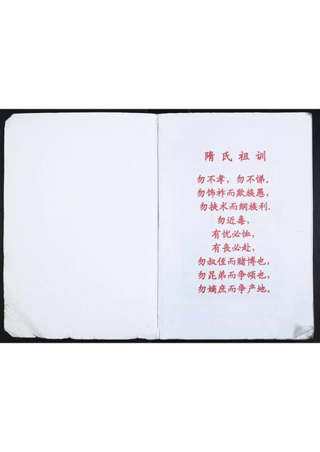 内蒙隋氏-隋氏家谱.pdf电子版预览图1