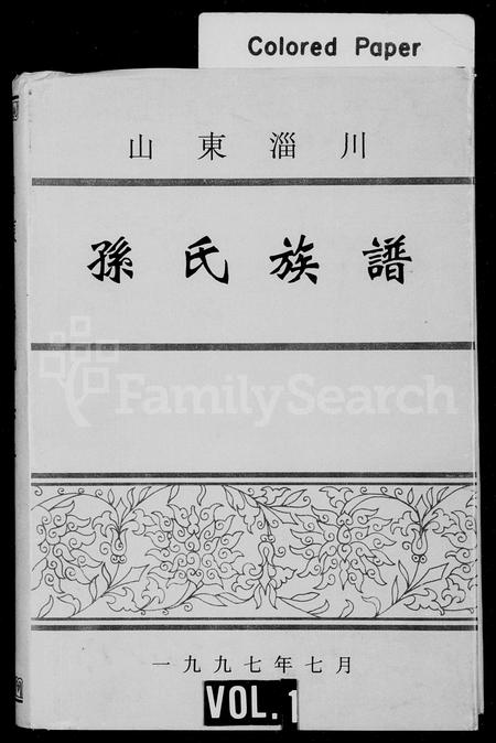 山东孙氏-孙氏族谱.pdf电子版缩略图