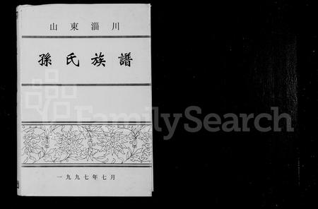 山东孙氏-孙氏族谱.pdf电子版预览图1