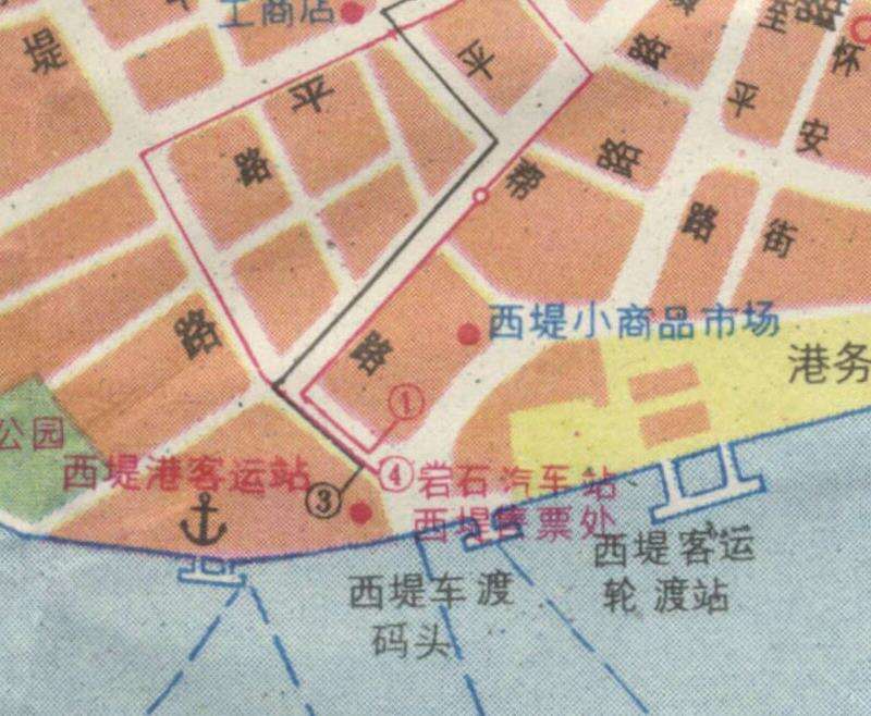 1988年《汕头市交通游览图》预览图4