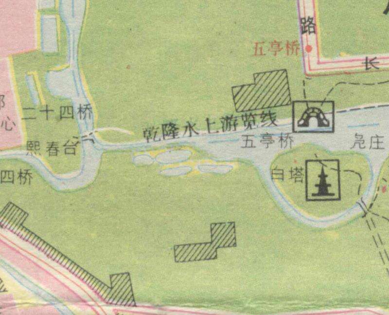 1992年《扬州市交通旅游图》预览图4