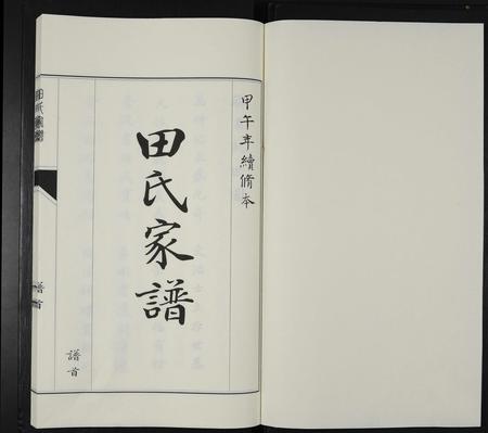 山东田氏-田氏家谱 [不分卷].pdf电子版预览图1
