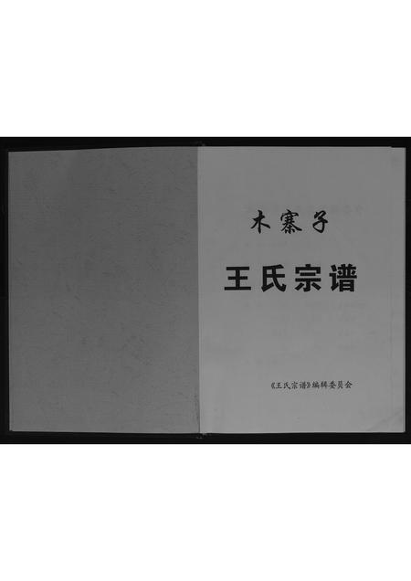 四川王氏-木寨子王氏宗谱[不分卷].pdf电子版预览图1