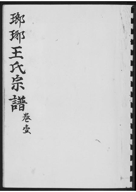 山东王氏-琅琊王氏宗谱.pdf电子版预览图1