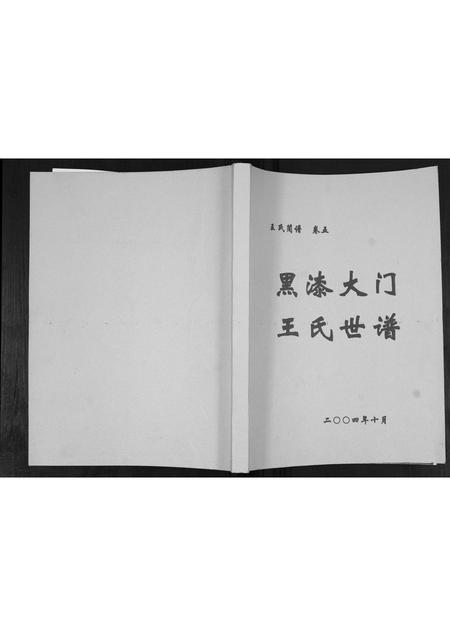 山东王氏-黑漆大门王氏世谱[4篇].pdf电子版缩略图