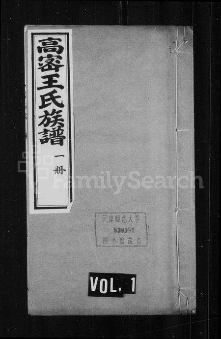 山东王氏-高密王氏族谱 [8卷](别名：王氏族谱).pdf电子版缩略图