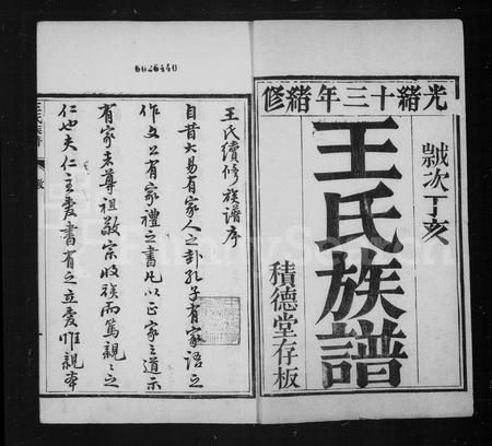 河北王氏-王氏族谱 [10卷].pdf电子版预览图1