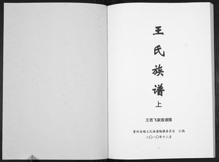 贵州王氏-王氏族谱[不分卷].pdf电子版预览图1