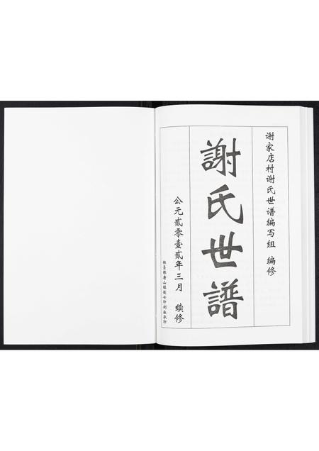 山东未知-谢氏世谱.pdf电子版预览图1