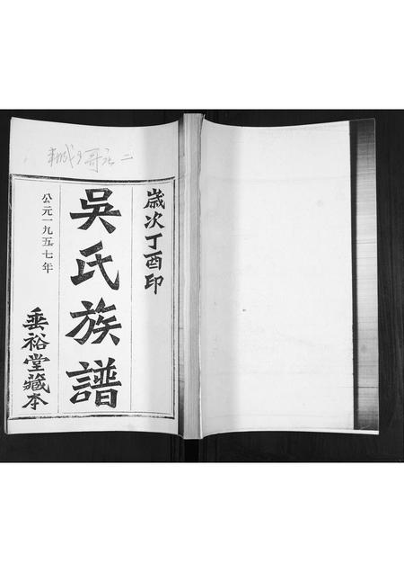 山东吴氏-吴氏族谱.pdf电子版缩略图