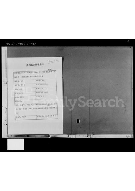海南萧氏-萧氏家谱 [4卷,首1卷].pdf电子版缩略图