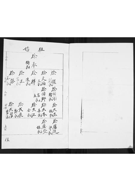 山东徐氏-徐氏谱书[不分卷].pdf电子版预览图1