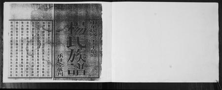 山东杨氏-杨氏族谱[不分卷].pdf电子版预览图1