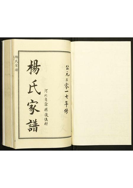 河北杨氏-杨氏家谱.pdf电子版预览图1