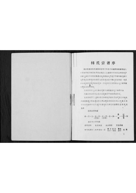 辽宁杨氏-杨氏家谱[不分卷].pdf电子版预览图1