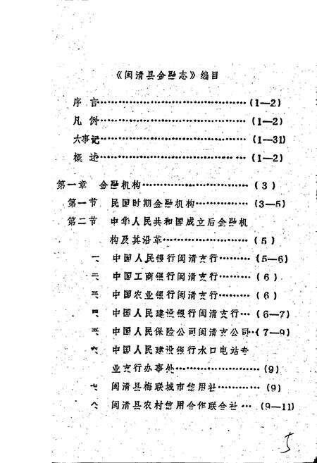 《闽清县金融志》.pdf电子版_福建省志预览图1