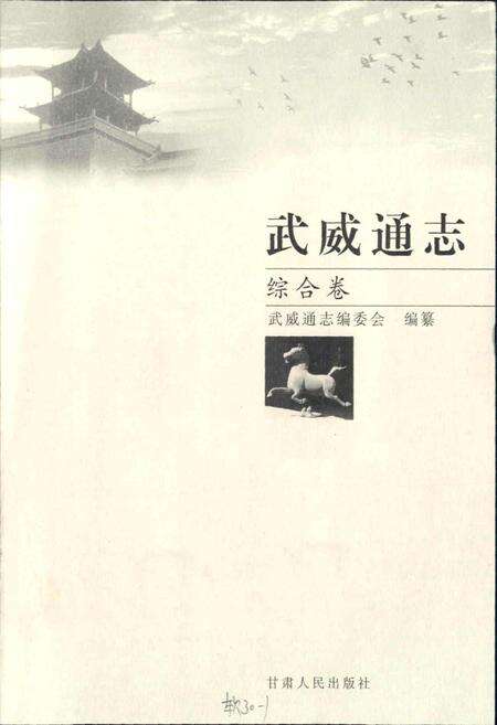 《武威通志 综合卷》.pdf电子版_甘肃省志预览图1